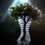 Bioplastica: Una bottiglia diventa un albero.