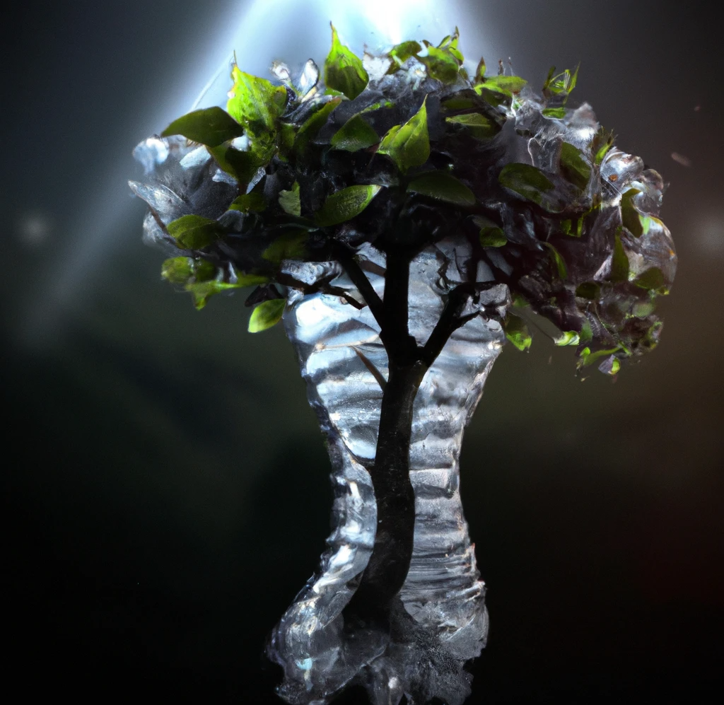 Bioplastica: Una bottiglia diventa un albero.